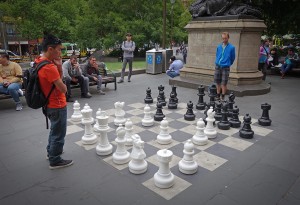 Street Chess in Melbourne