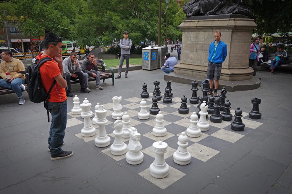 Street Chess in Melbourne